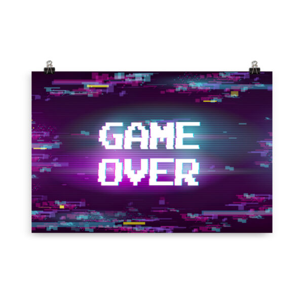 Póster Game Over