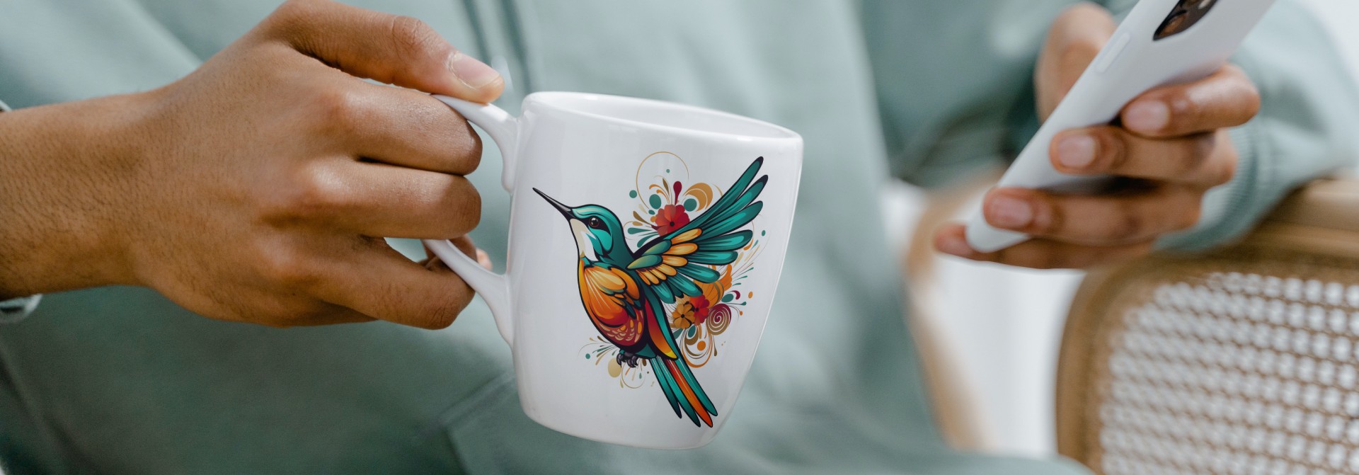 Tazas de Colibrí