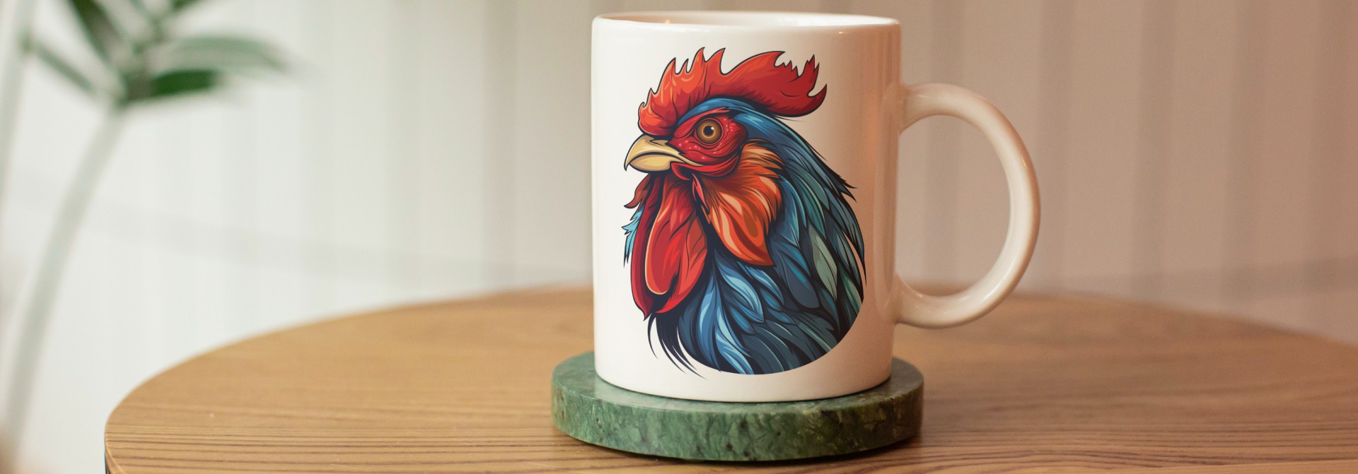 Tazas de Gallos