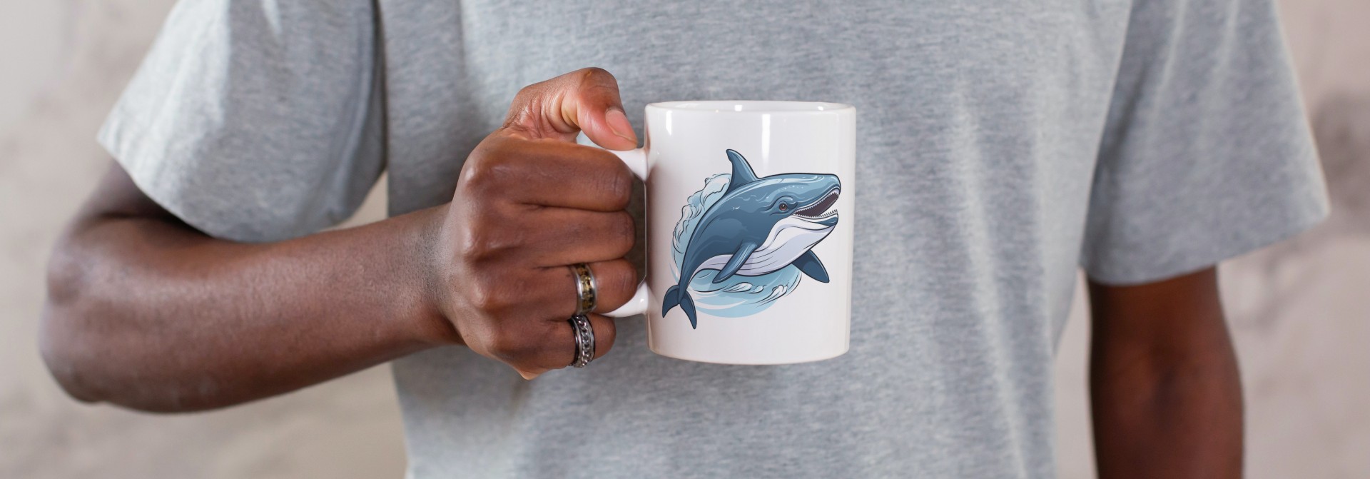 Tazas de ballenas