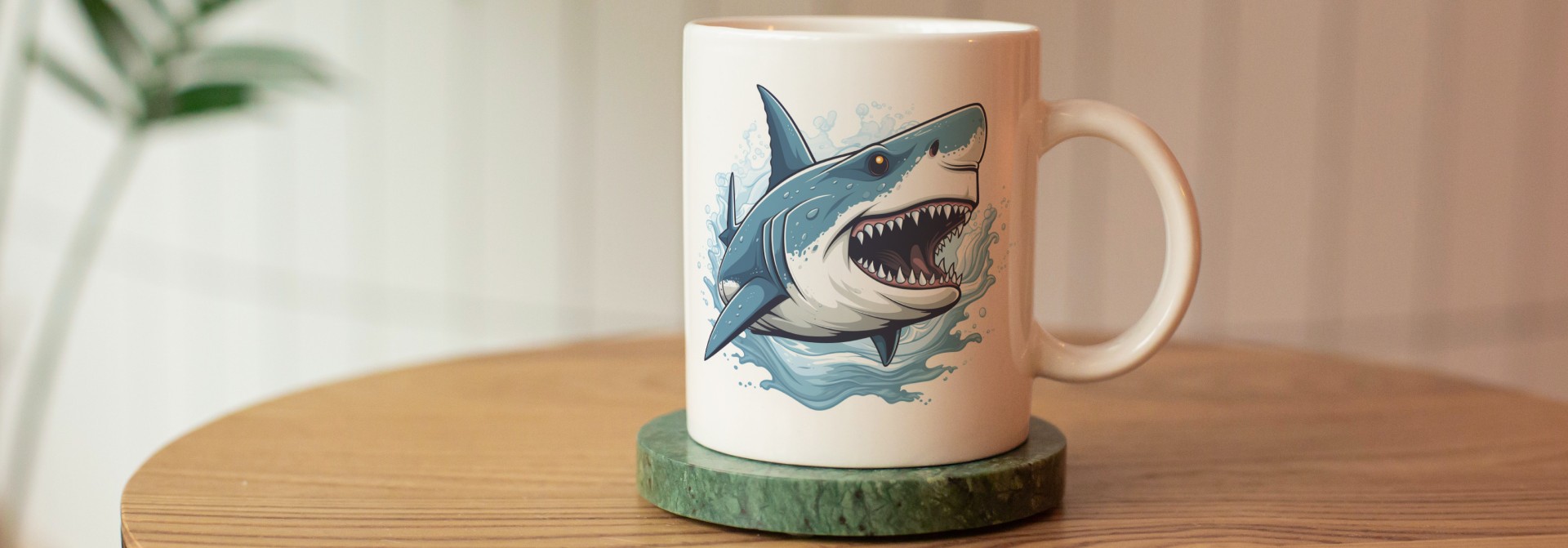 Tazas de tiburones