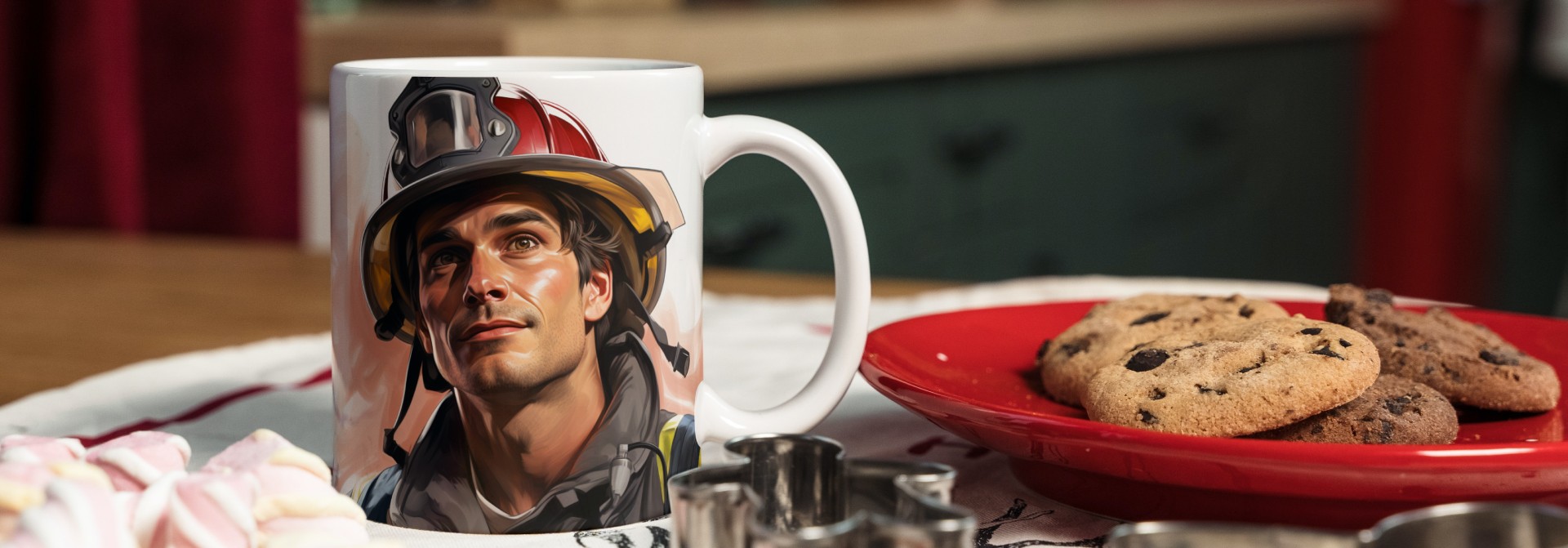 Tazas para bomberos